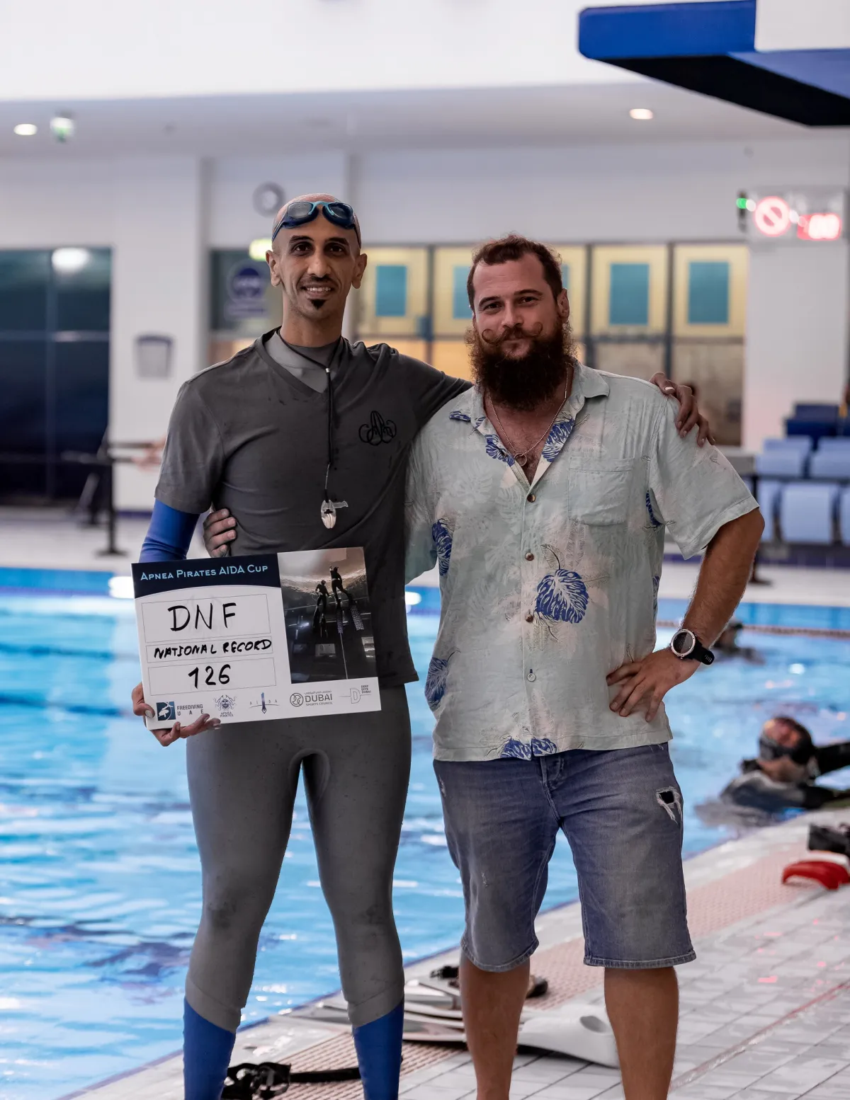 الإماراتي محمد الجنيبي يحمل رقمه القياسي الجديد