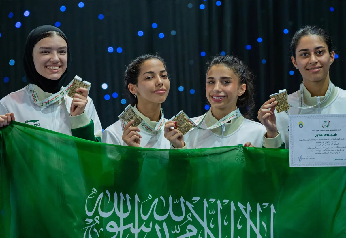في أول مشاركة لهن بالبطولة السعوديات يتألقن في دورة الألعاب العربية الـ 15 
