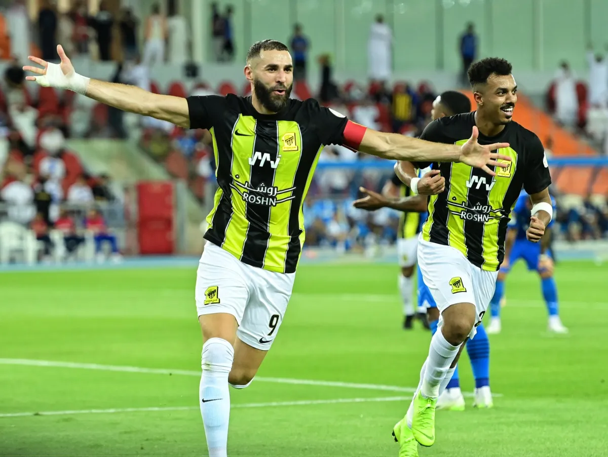 تألق الاتحاد في الشوط الأول من مباراة اليوم - الصورة من حساب دوري روشن السعودي على منصة إكس "تويتر سابقا"