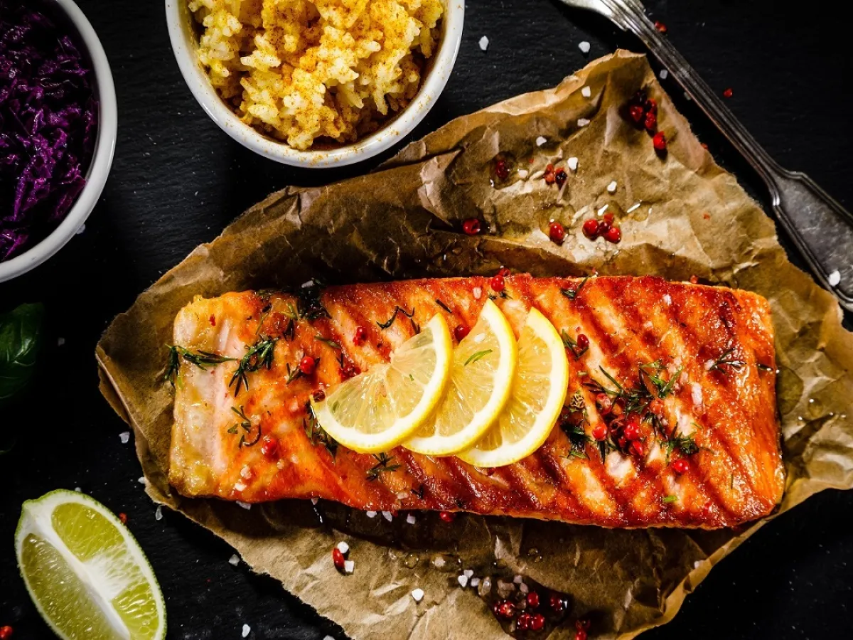 صورة لسمك السلمون