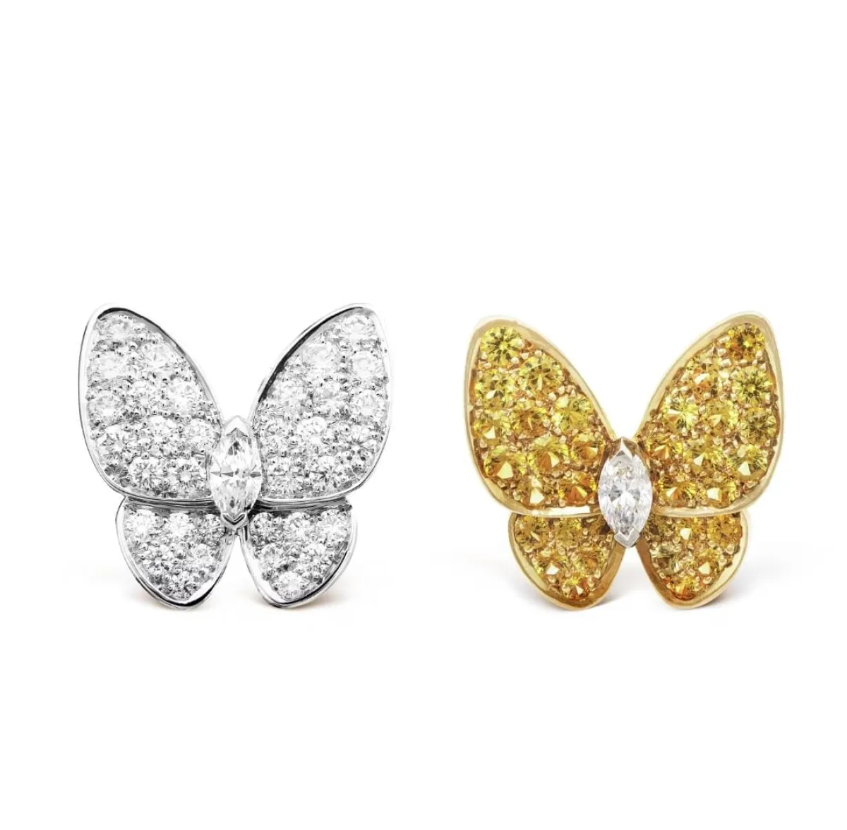 أقراط Two Butterfly من فان كليف آند أربلز Van cleef&Arpels 