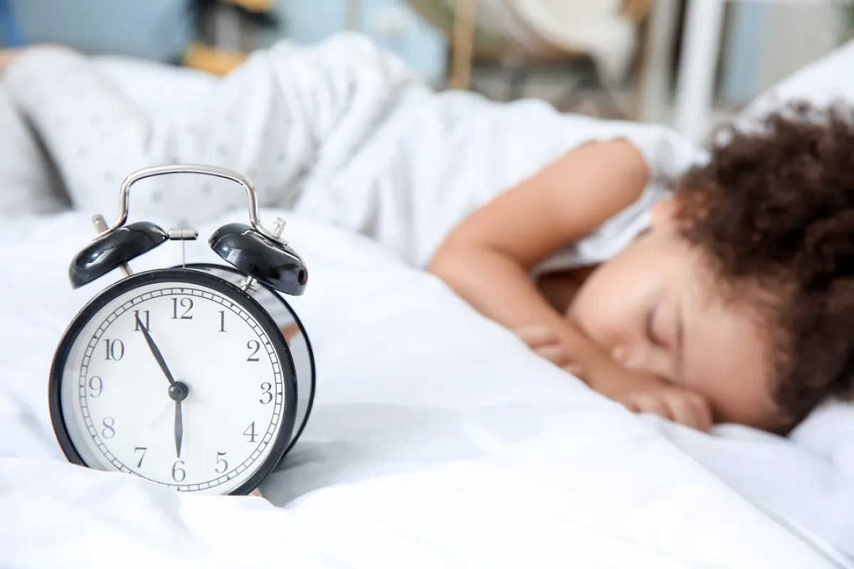 صورة لطفلة نائمة