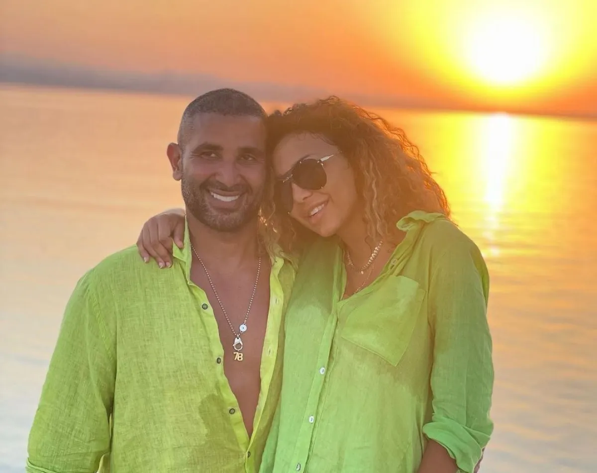 الصورة الأخيرة لأحمد سعد وعلياء بسيوني قبل الطلاق - الصورة من حسابها على انستغرام