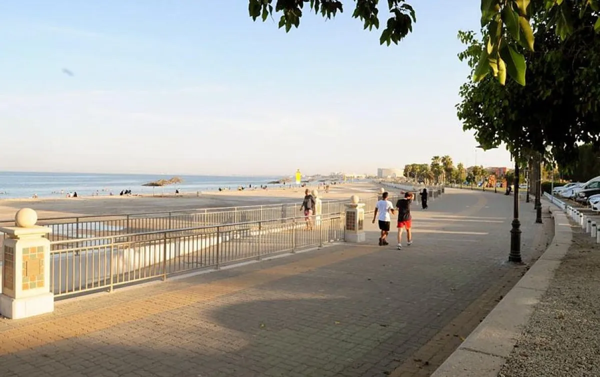 شاطئ الفناتير. الصورة من was