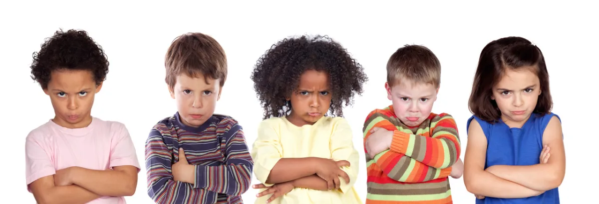 صورة لمزاج الطفل السيئ