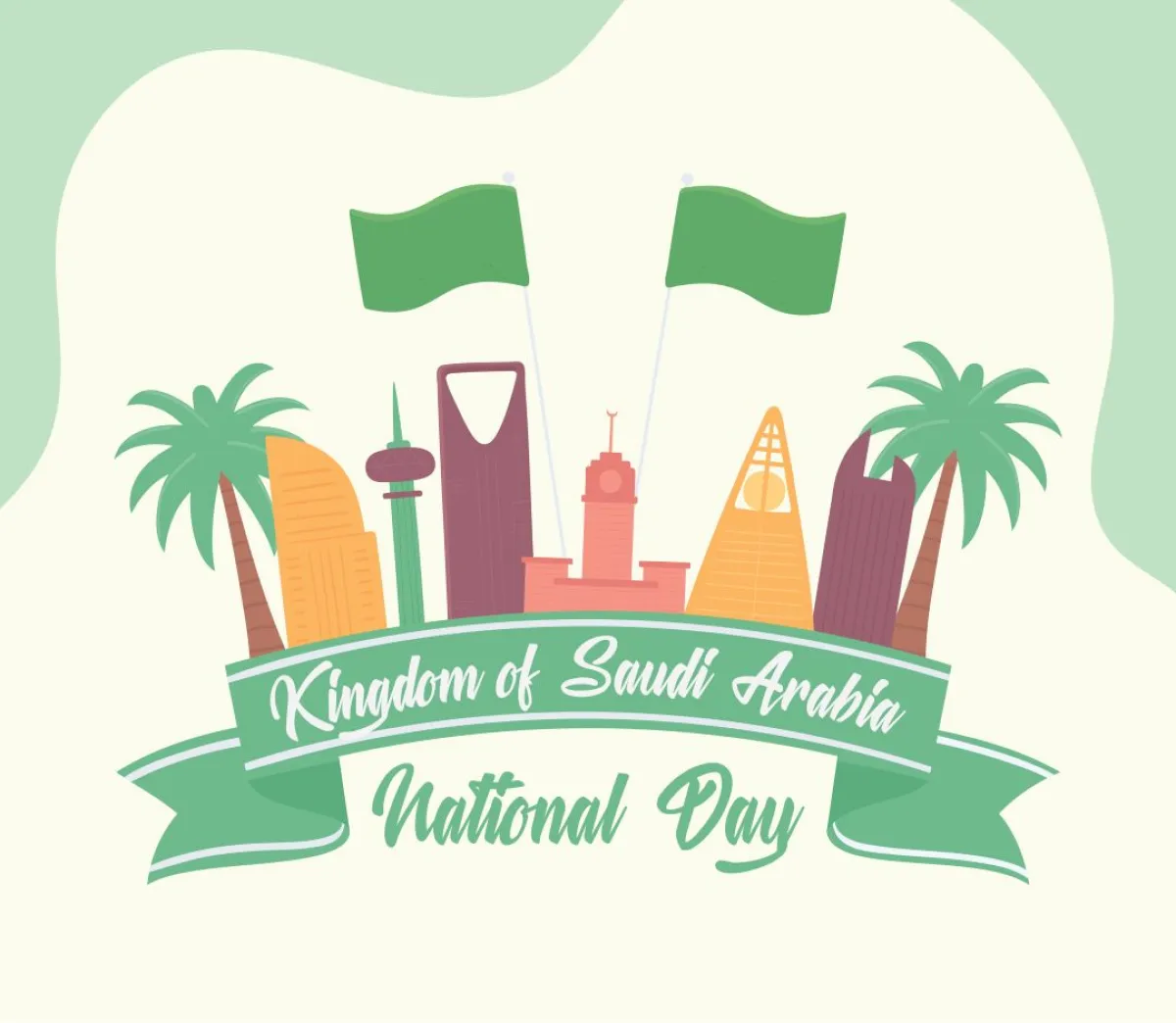 صورة تعبر عن إنجازات المملكة بين الماضي والحاضر