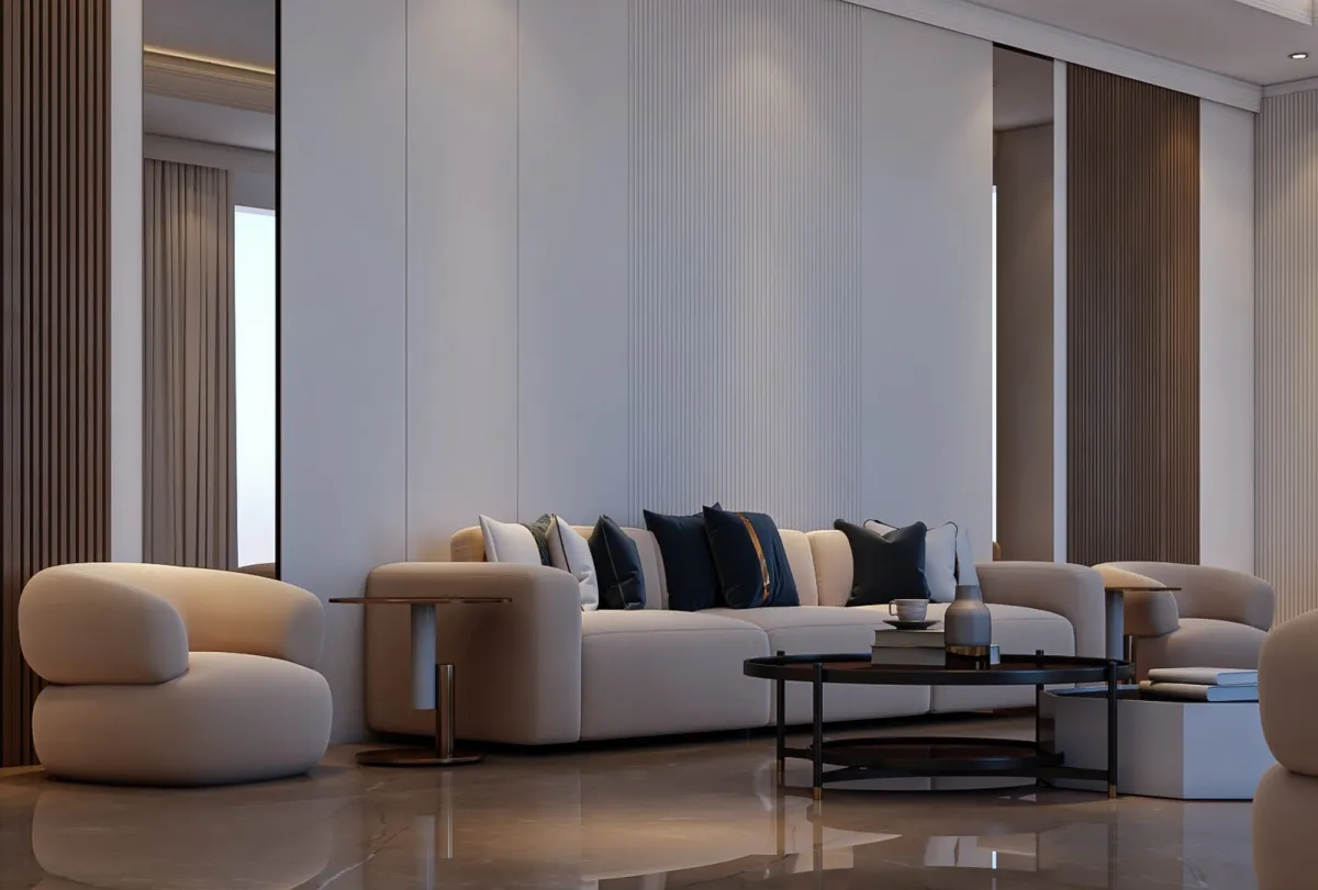 استخدام الرخام للأرضيات يزيد أي فراغ معماري فخامة وجمالية