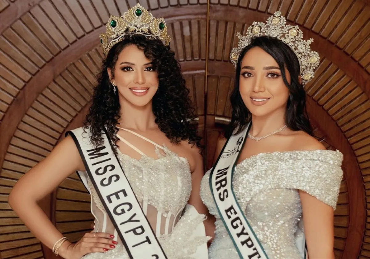 شادن جلال ونهلة خالد ملكتا جمال مصر 2023 - الصورة من الصفحة الرسمية لـ "miss Egypt " بـ "إنستغرام"