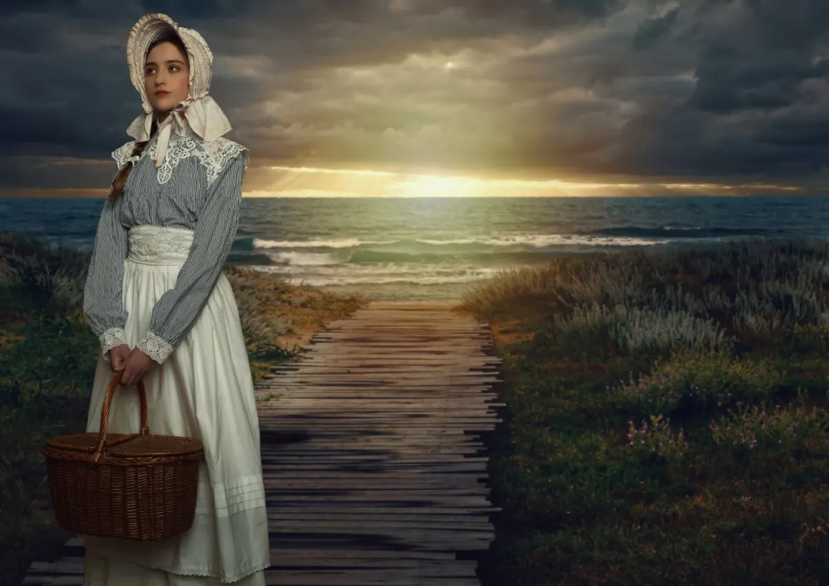 صورة فتاة من العصر الفيكتوري