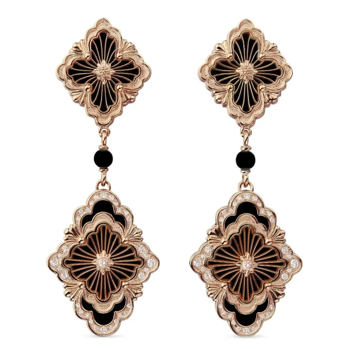 أقراط Opera Tulle من ماركة Buccellati