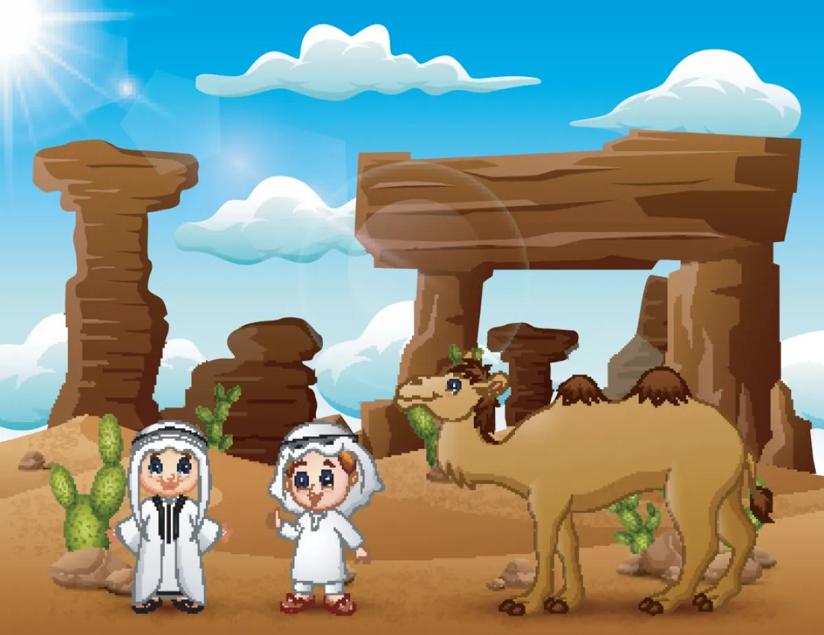 صورة تعبر عن تاريخ الاجداد