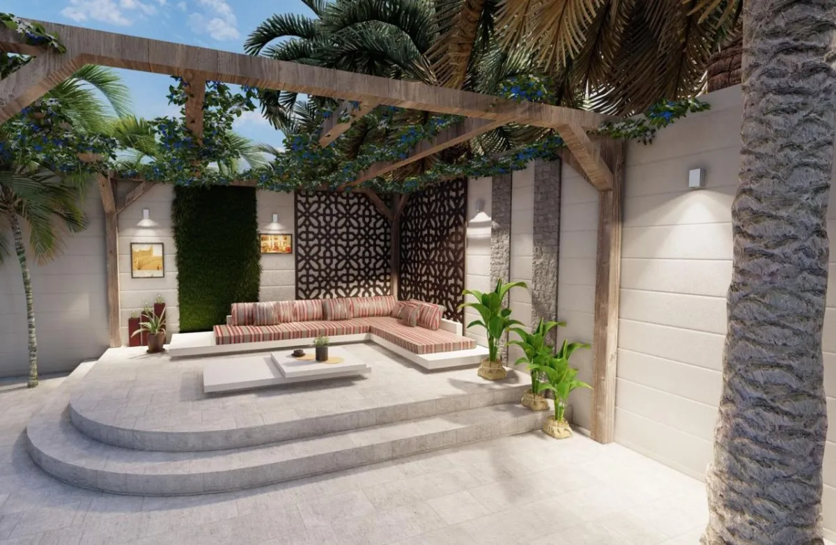 جلسة في الحديقة