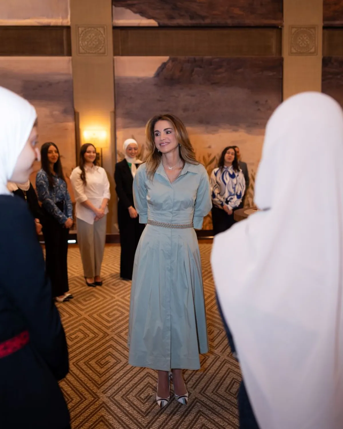 الملكة رانيا. مصدر الصورة: الديوان الملكي الهاشمي