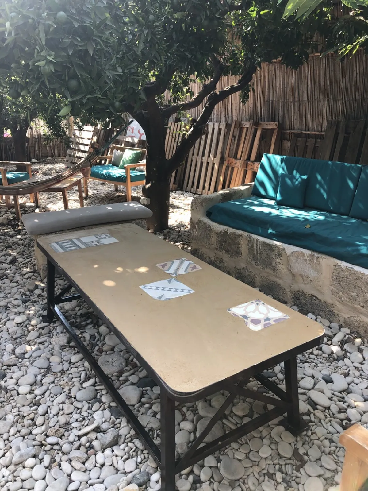 تصميم لطاولة في مطعم