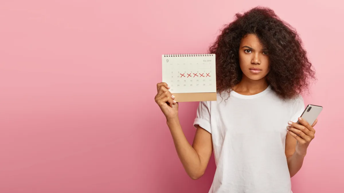 صورة عن قدوم الدورة الشهرية