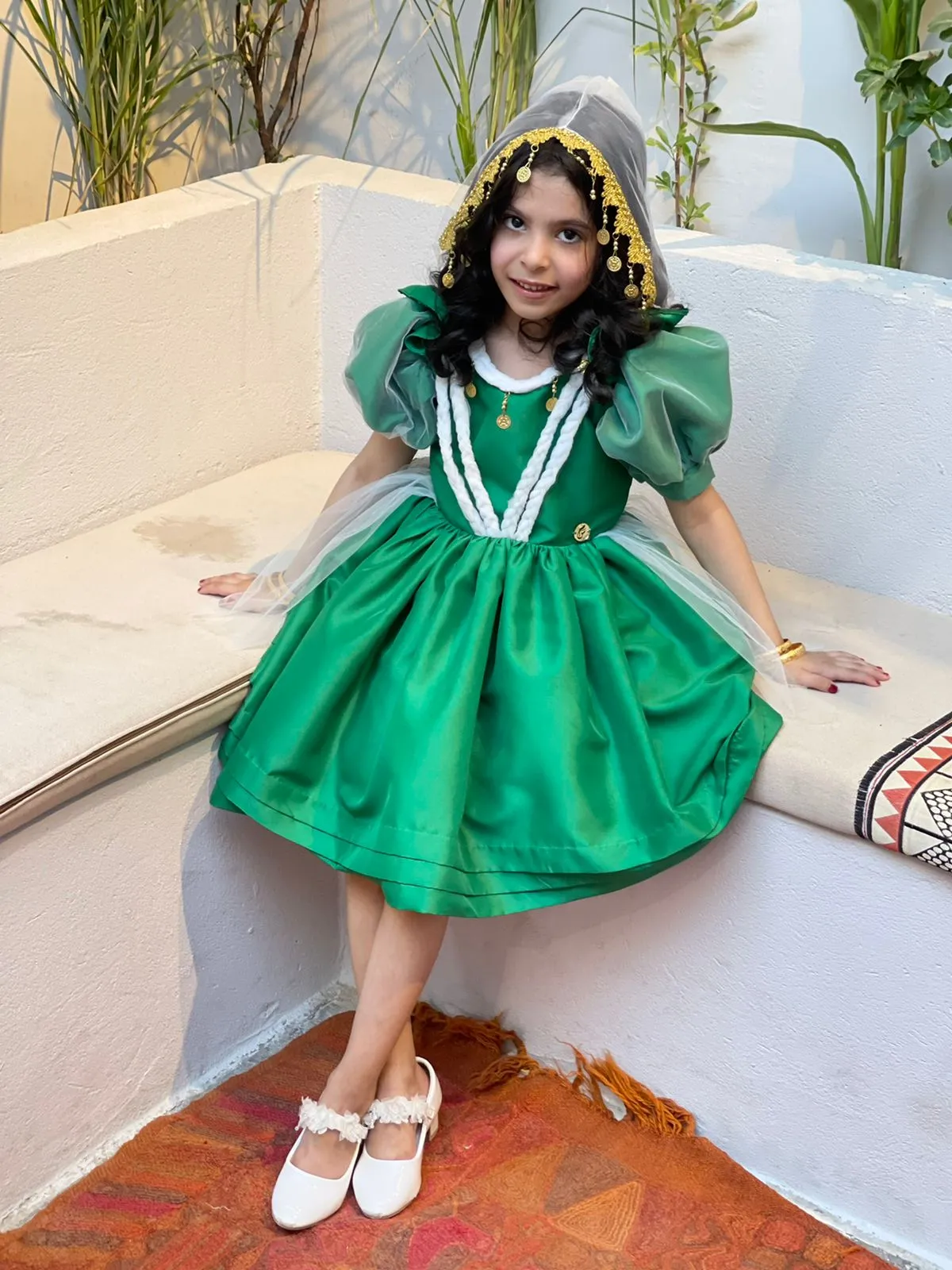 من التصاميم الخاصة باليوم الوطني للمصممة مرام سعيد -الصورة من المصدر (المصممة) 