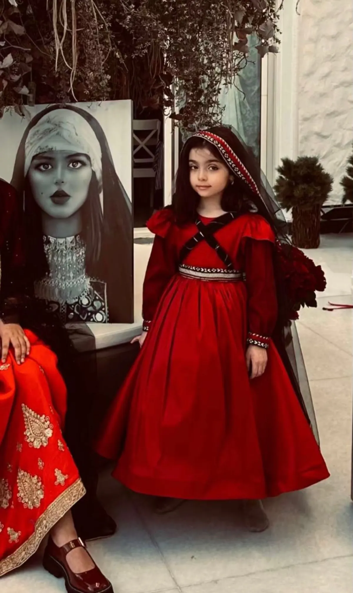 من التصاميم الخاصة باليوم الوطني للمصممة مرام سعيد -الصورة من المصدر (المصممة) 