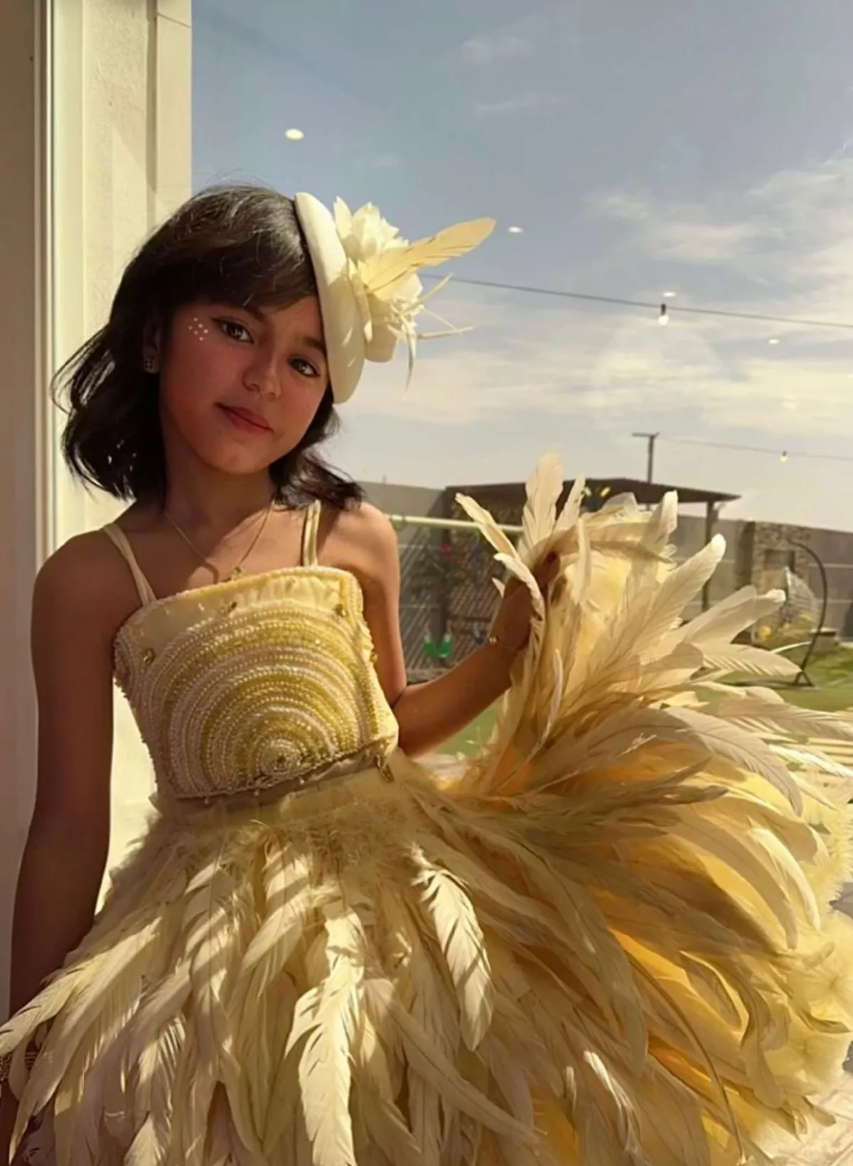 التصميم الخاص بابنة المؤثرة لطيفة التركي من تصميم المصممة مرام سعيد -الصورة من المصدر (المصممة) 