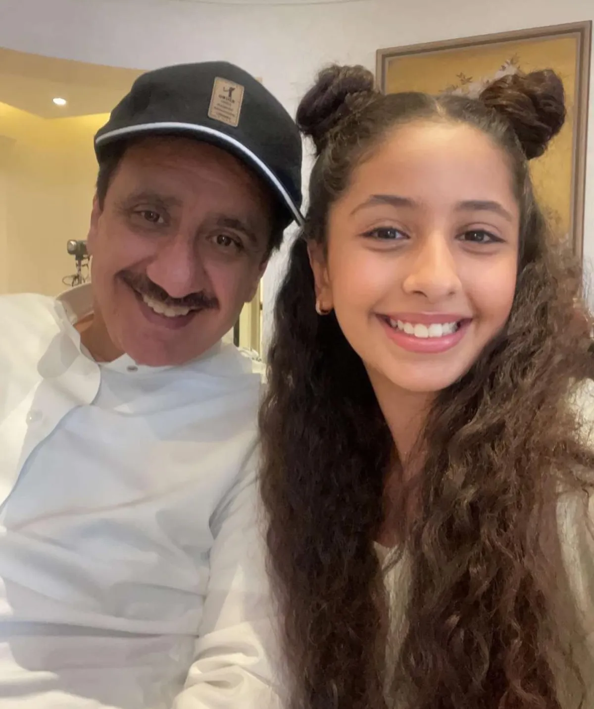 رسيل العتيبي وحسن عسيري من كواليس مسلسل سندس  -الصورة من حسابها على الانستغرام