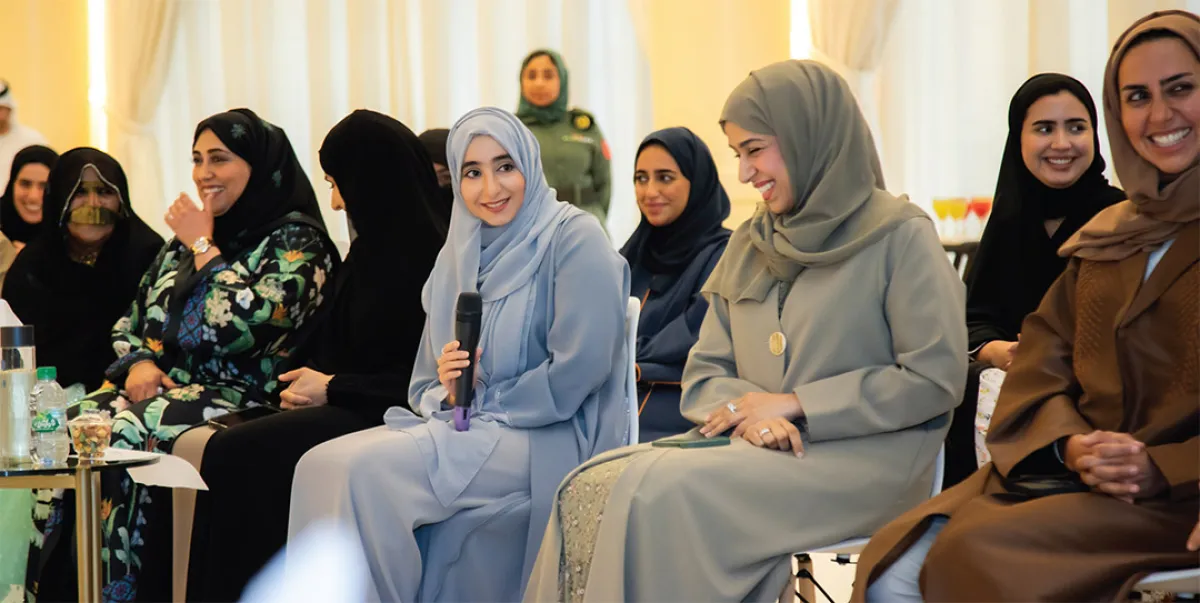 حضور الشيخة لطيفة بنت حمدان أمسية "لقاء عبر الأجيال" في نادي زعبيل للسيدات