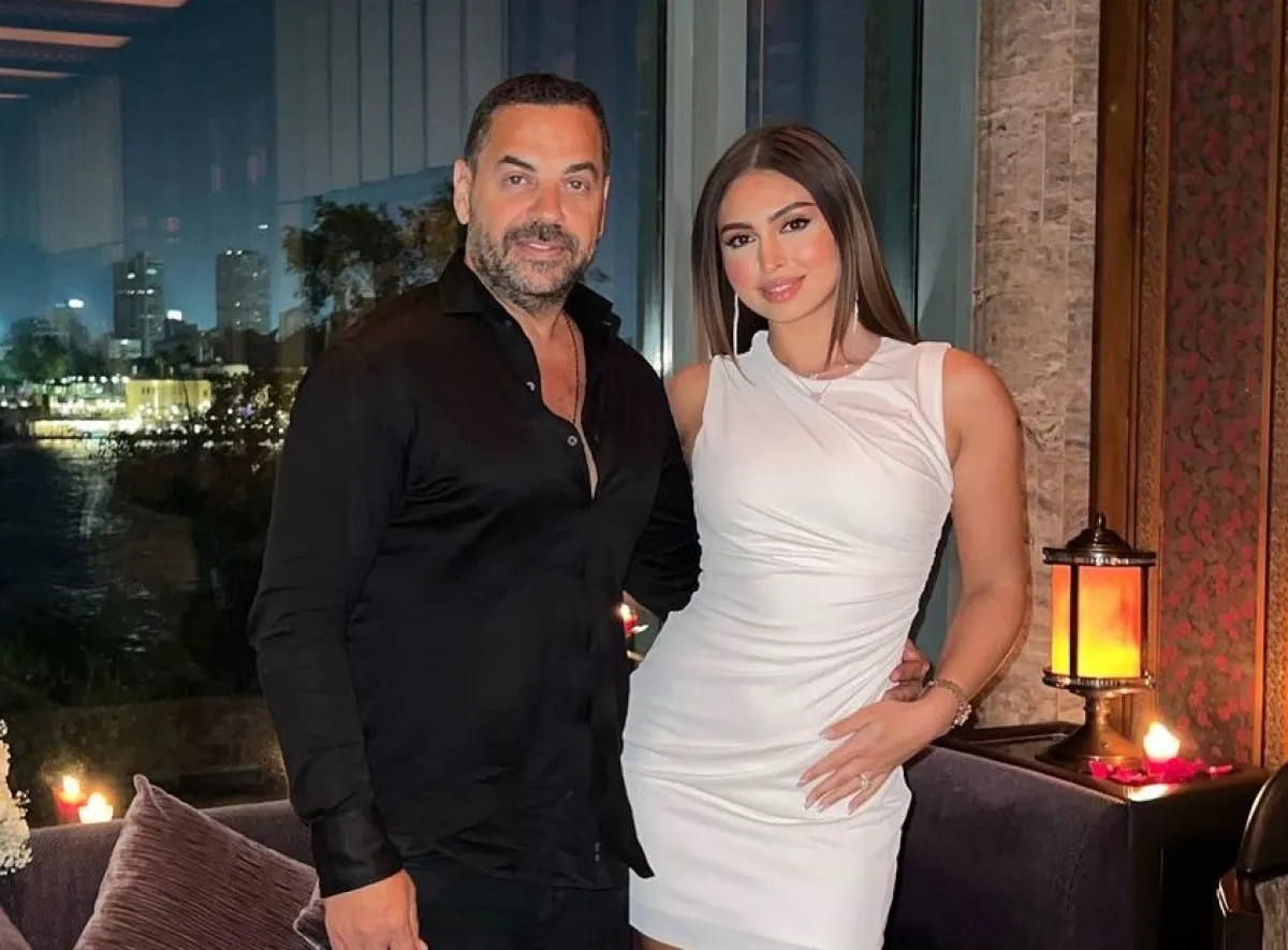 نيكول سعفان برفقة زوجها طارق العريان - الصورة من صفحتها الرسمية على إنستغرام