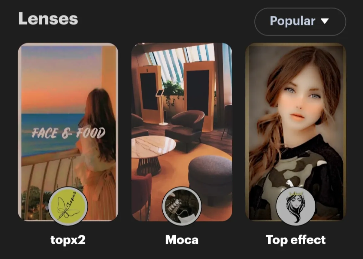 من العدسات التي ابتكرتها مها الدوسري - الصورة من المصدر