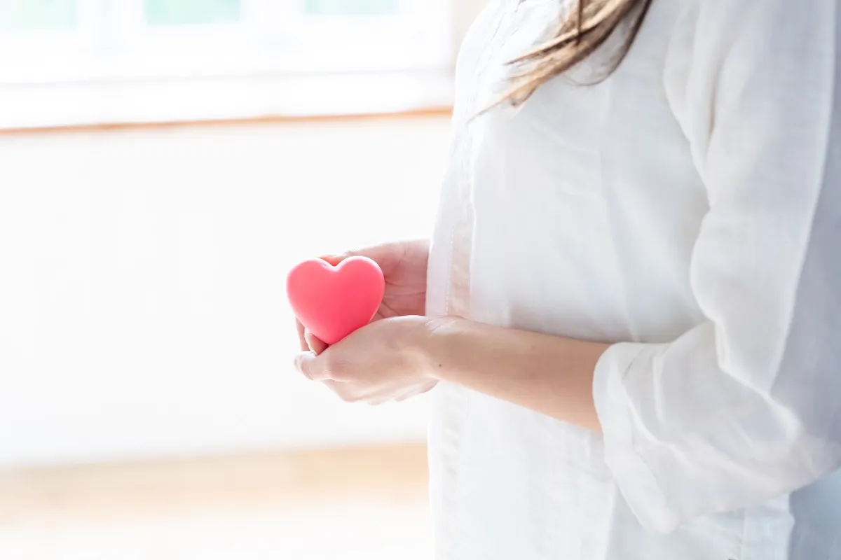 صورة تعبيرية عن الحامل والقلب