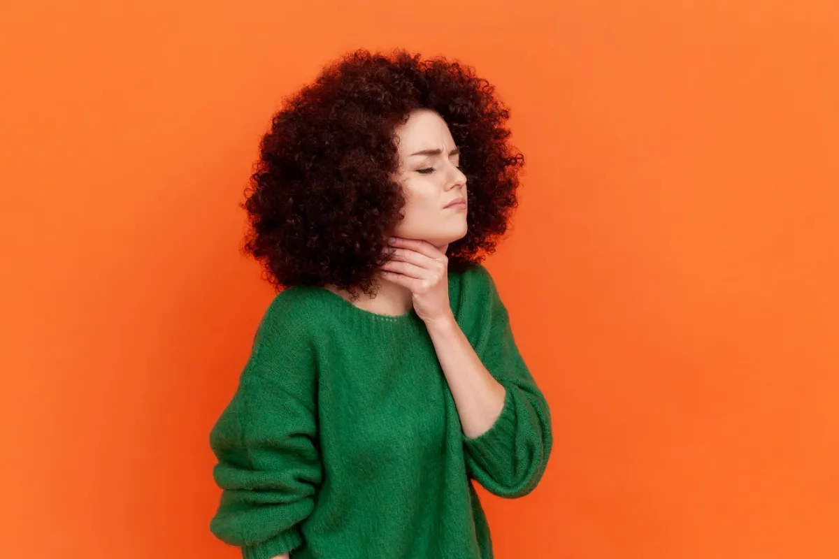 صورة لحامل تشعر بالضيق