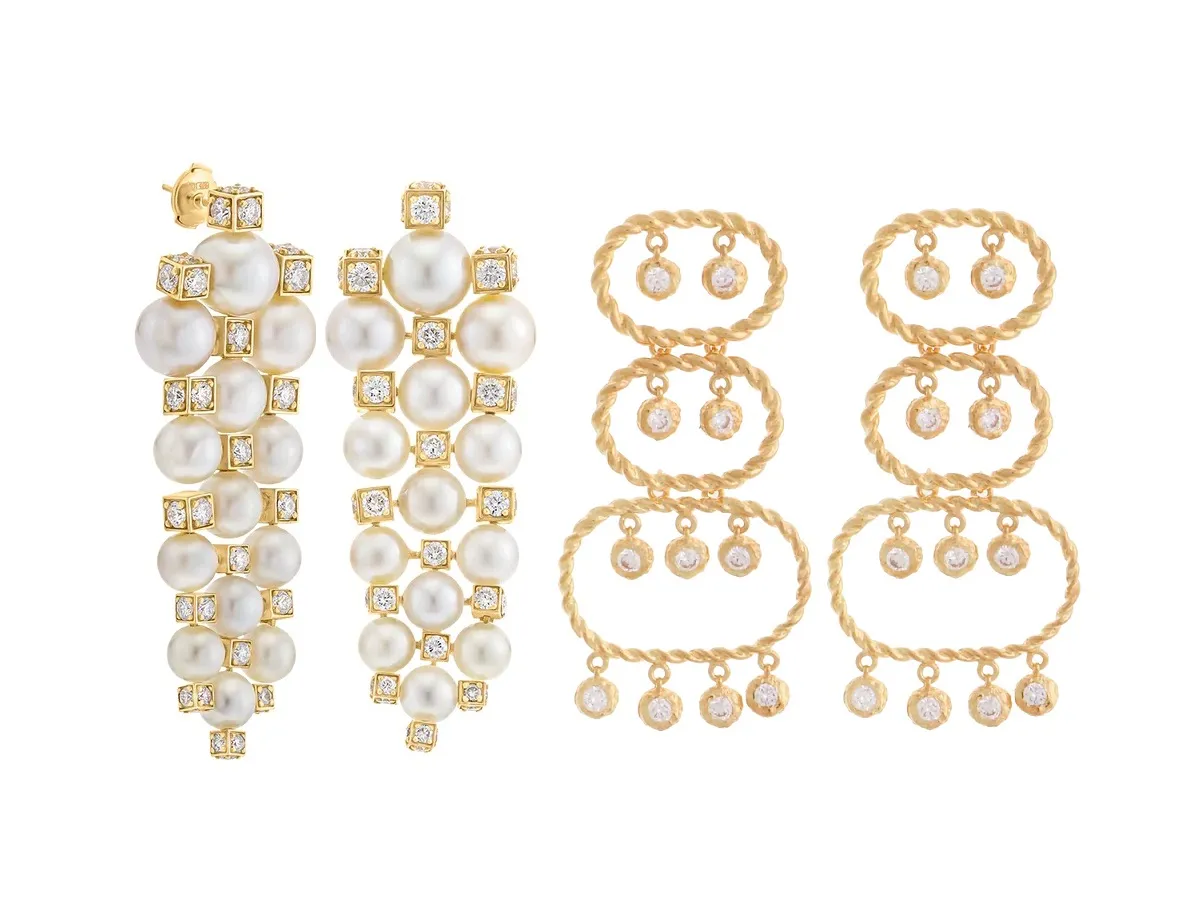 أين محبات المجوهرات الشرقية؟ إليكِ أجمل موديلات أقراط شرقية 2023