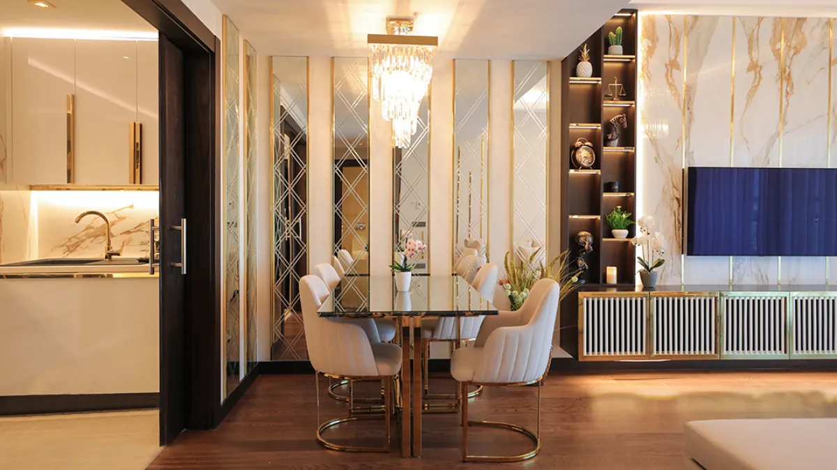 ديكورات غرفة الطعام