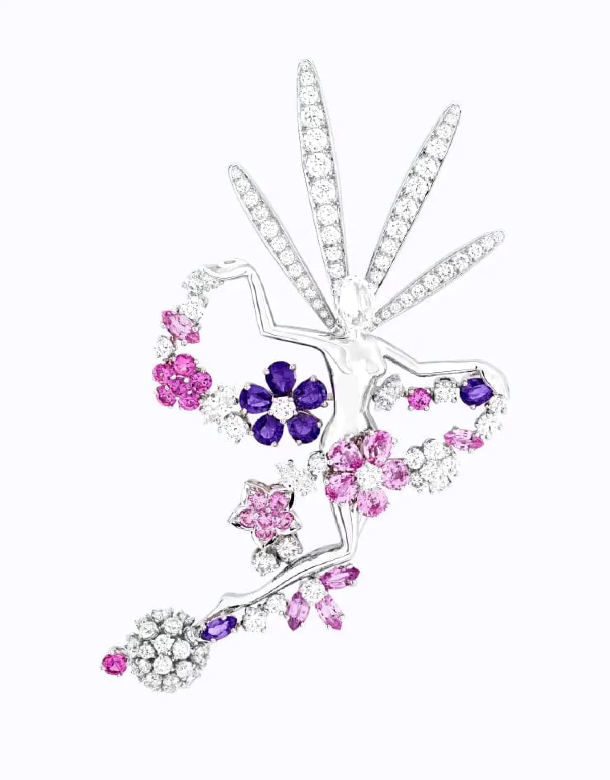 بروش  Folie des près من فان كليف آند أربلز Van cleef&Arpels 