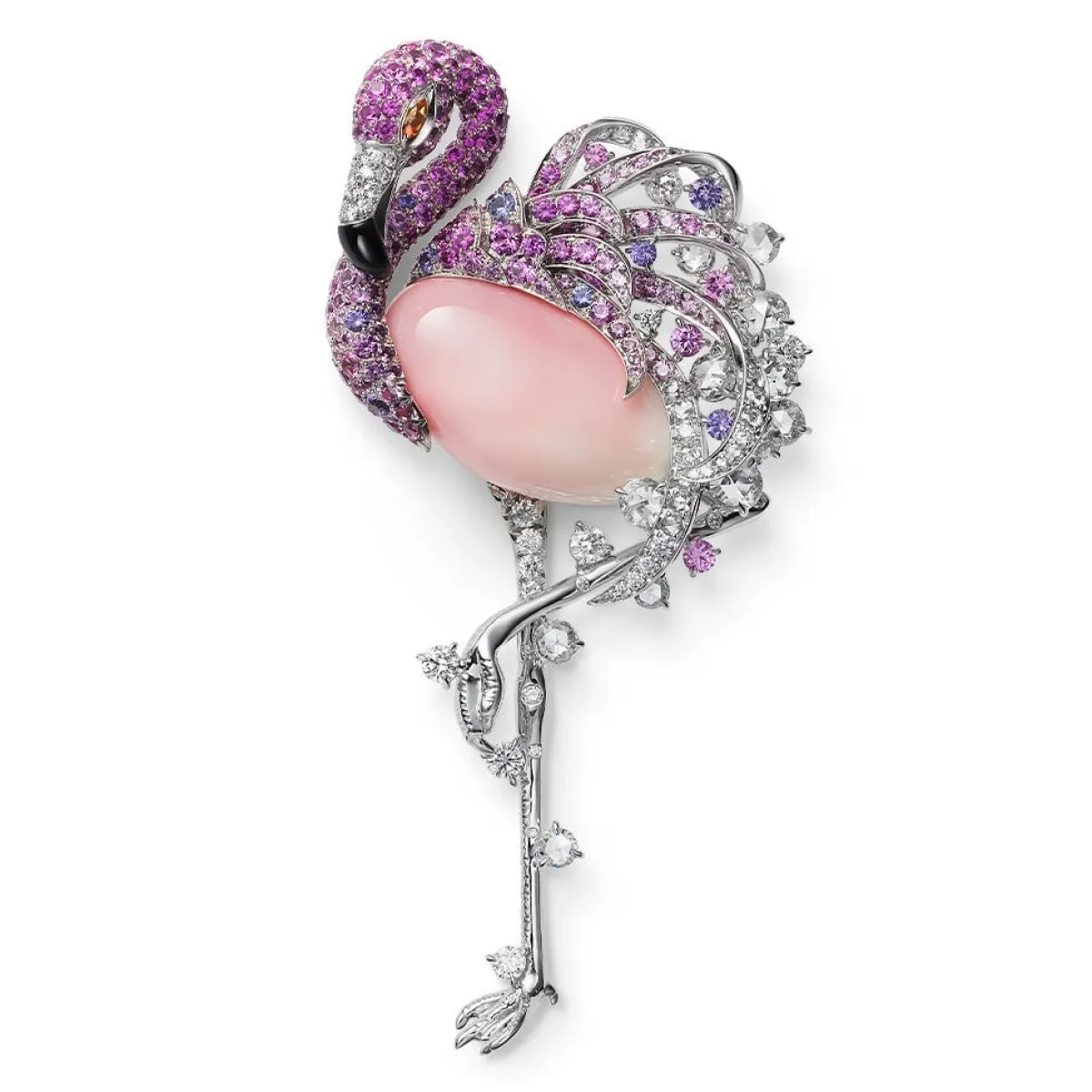 بروش flamingo من ميكيموتو Mikimoto