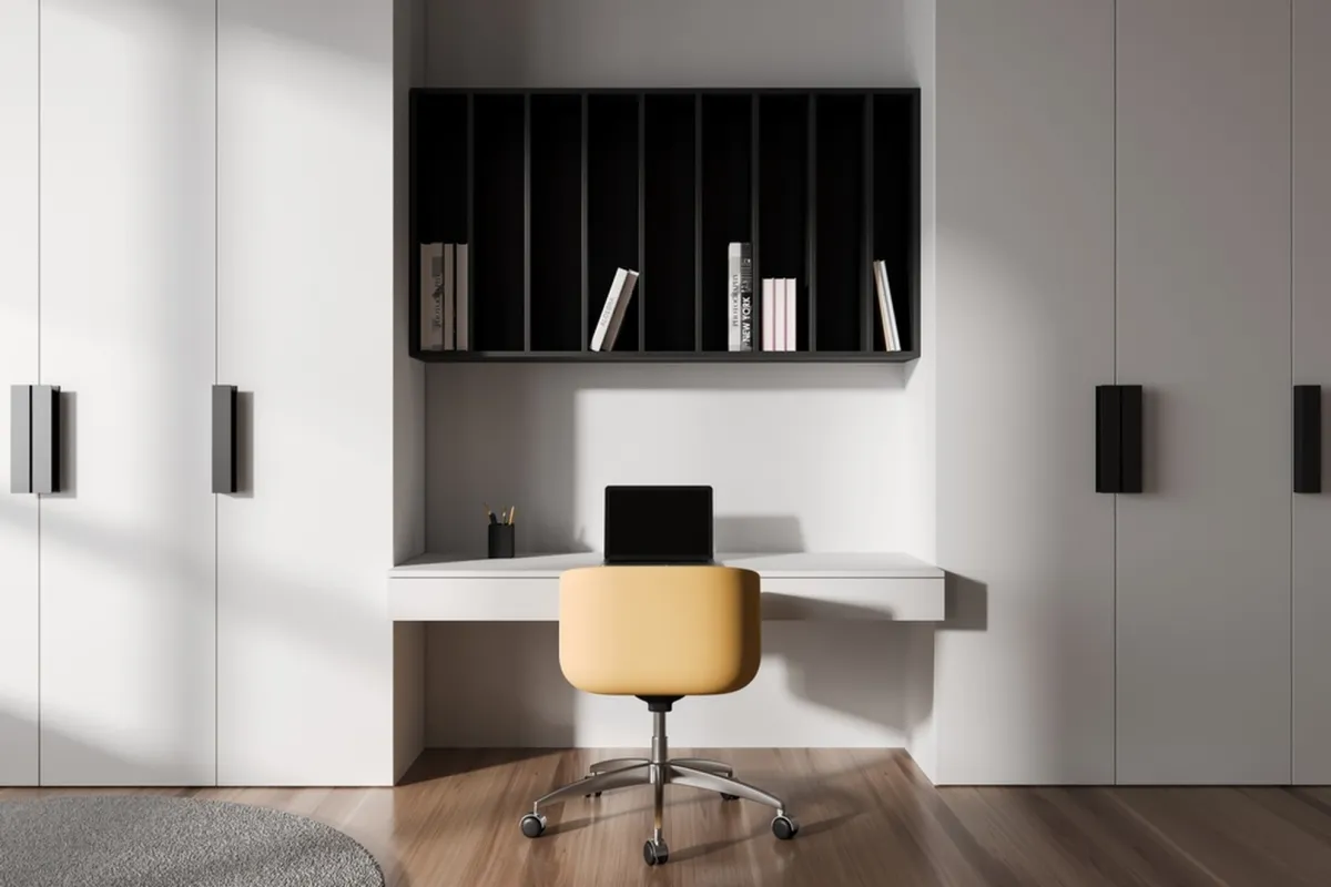 ركن الدراسة هو جزء من المكتب المنزلي