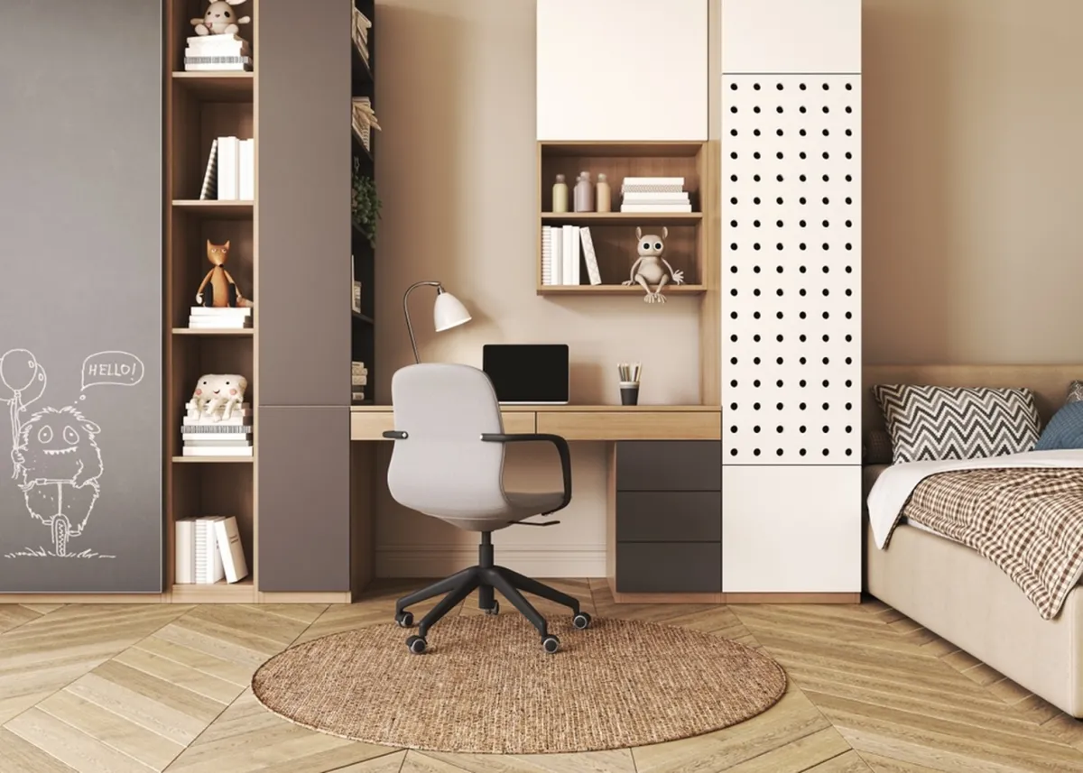 نموذج من  ركن الدراسة الخاص بالطفل