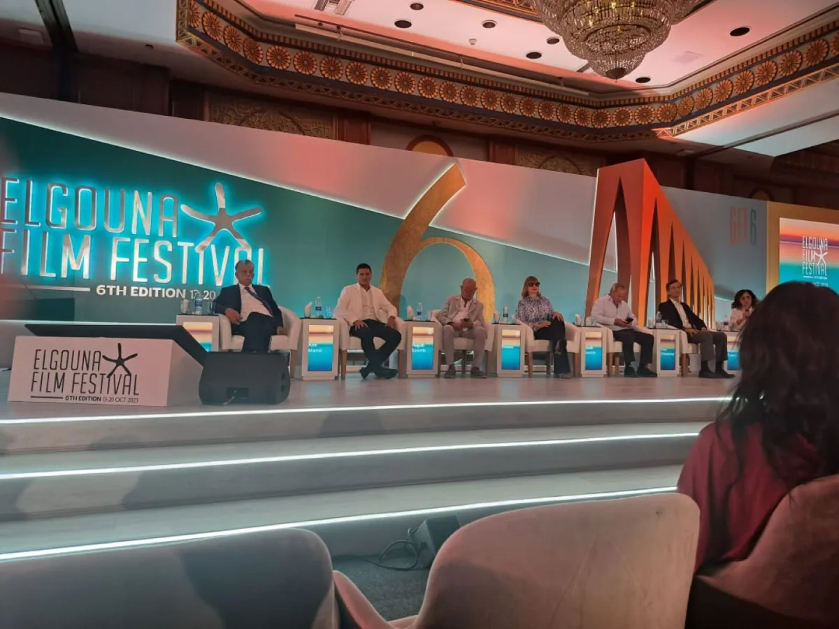 وقائع المؤتمر الصحفي لمهرجان الجونة السينمائي.. تصوير: سيد أحمد