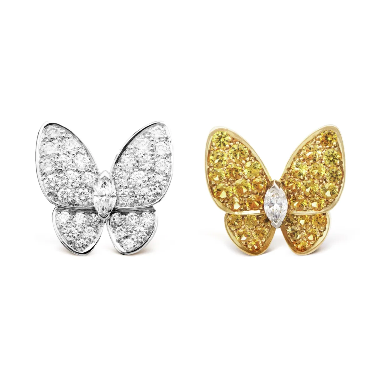 أقراط Two Butterfly من فان كليف آند أربلز Van cleef & Arpels