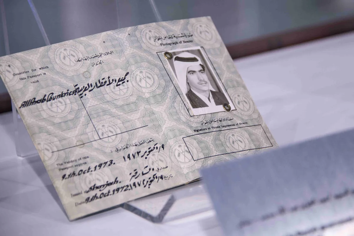 وثيقة ضمن ملتقى الشارقة الدولي للراوي- الصورة من مركز حمدان بن محمد لإحياء التراث 