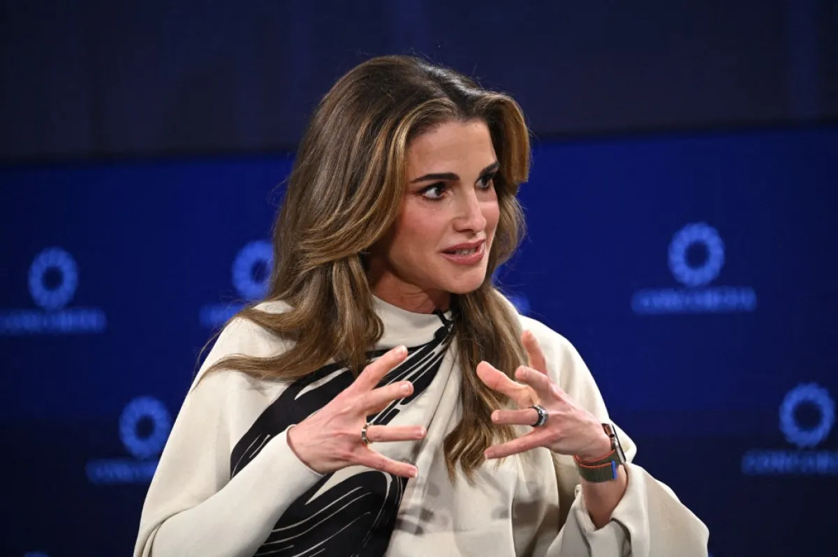 الملكة رانيا Queen Rania Al Abdullah (مصدر الصورة: Riccardo Savi / GETTY IMAGES NORTH AMERICA / Getty Images via AFP)