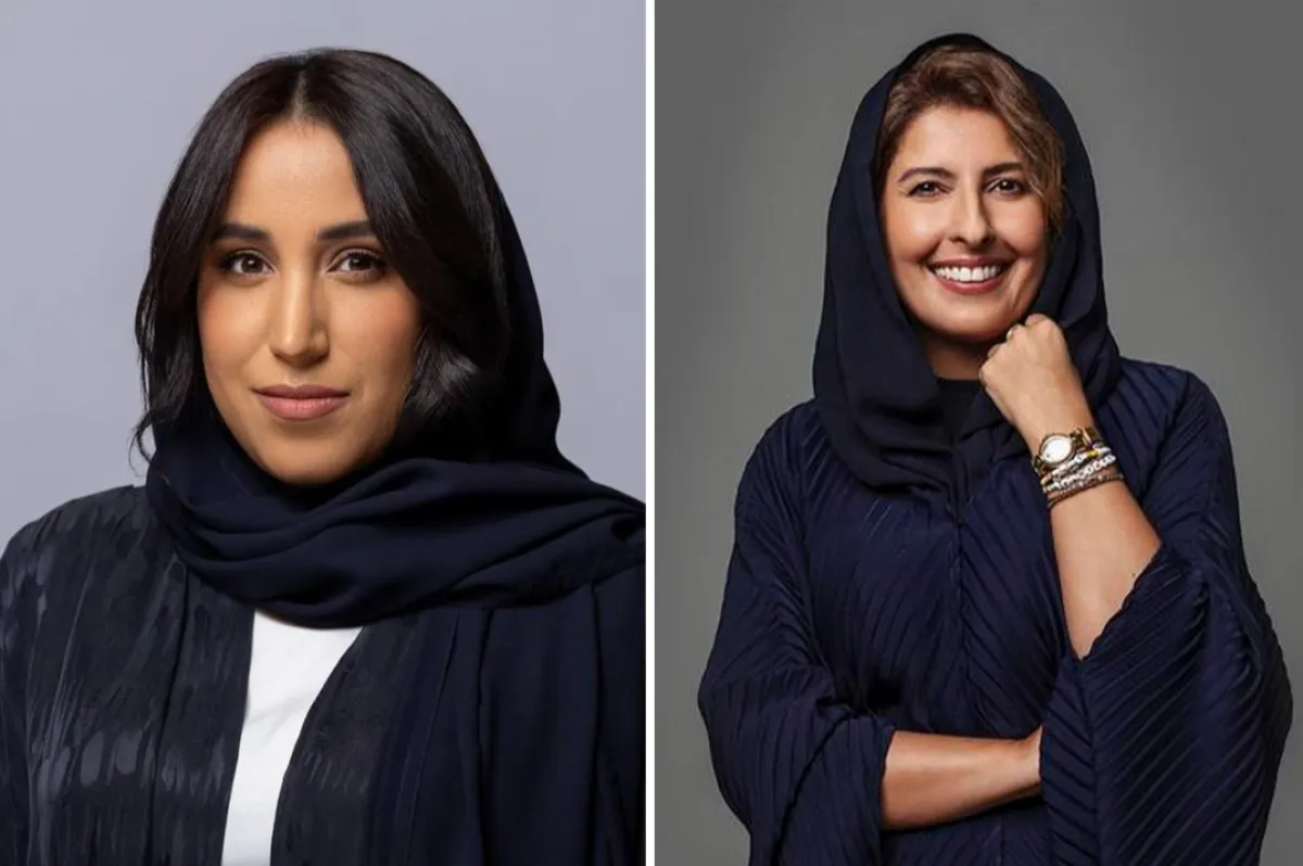 رئيسة تحرير مجلتيّ سيدتي والجميلة لمى الشثري مع الرئيسة التنفيذية لـSRMG جمانا الراشد 