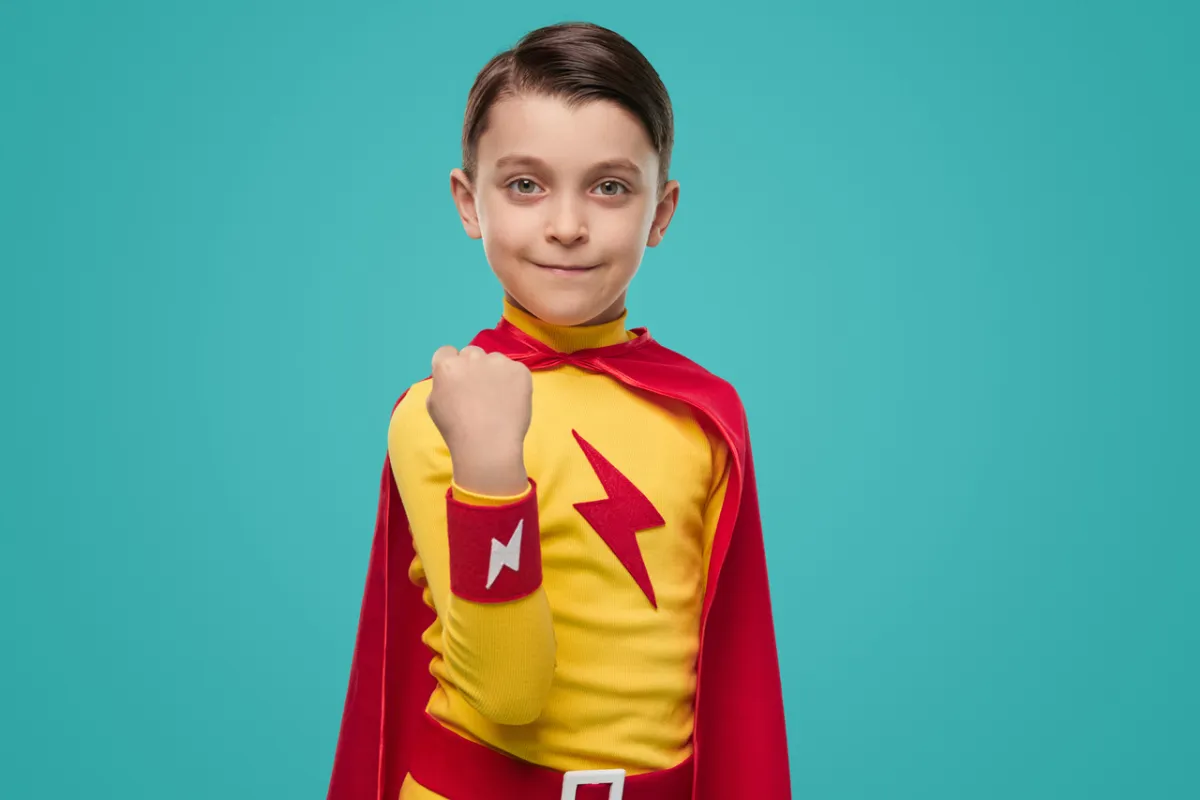 صورة لبطل خارق