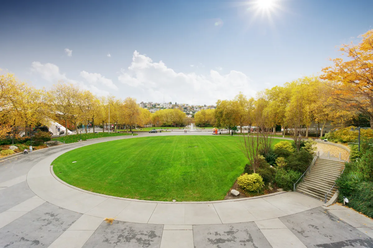 سياتل لديها عدد كبير من المتنزهات