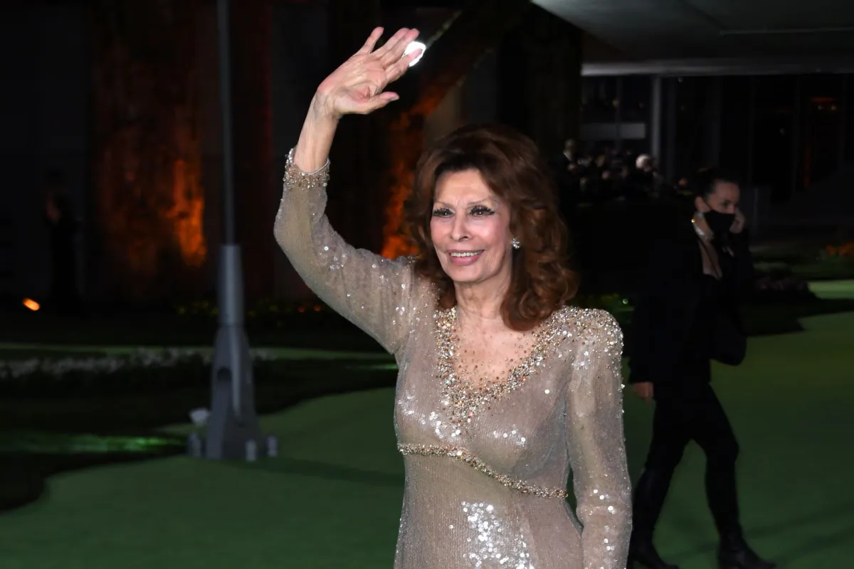 صوفيا لورين (Sophia Loren). مصدر الصورة: Valerie MACON / AFP