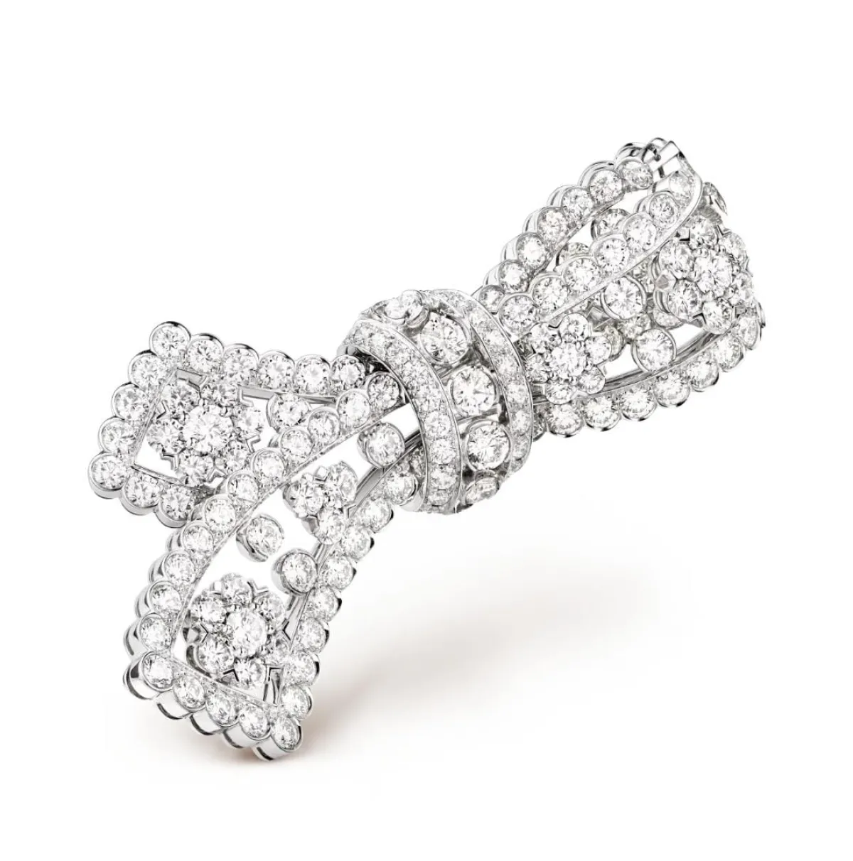 بروش Snowflake Noeud من فان كليف آند أربلز Van Cleef & Arpels