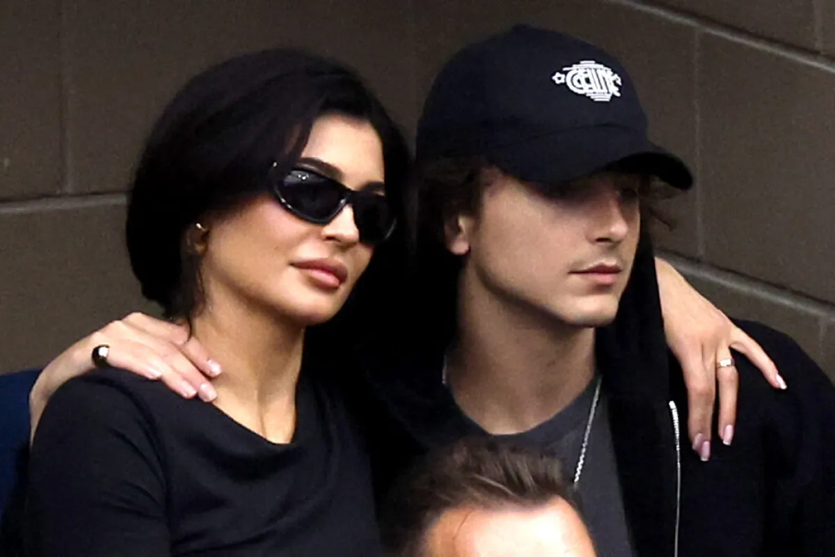 كايلي جينير وتيموثي شالاميت  Kylie Jenner and Timothée Chalamet (مصدر الصورة: Sarah Stier / GETTY IMAGES NORTH AMERICA / Getty Images via AFP)