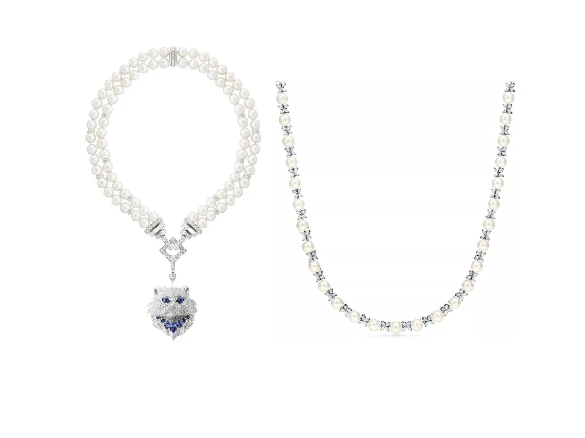 قلادات مرصعة بالألماس واللؤلؤ سترافقك في المناسبات الفخمة