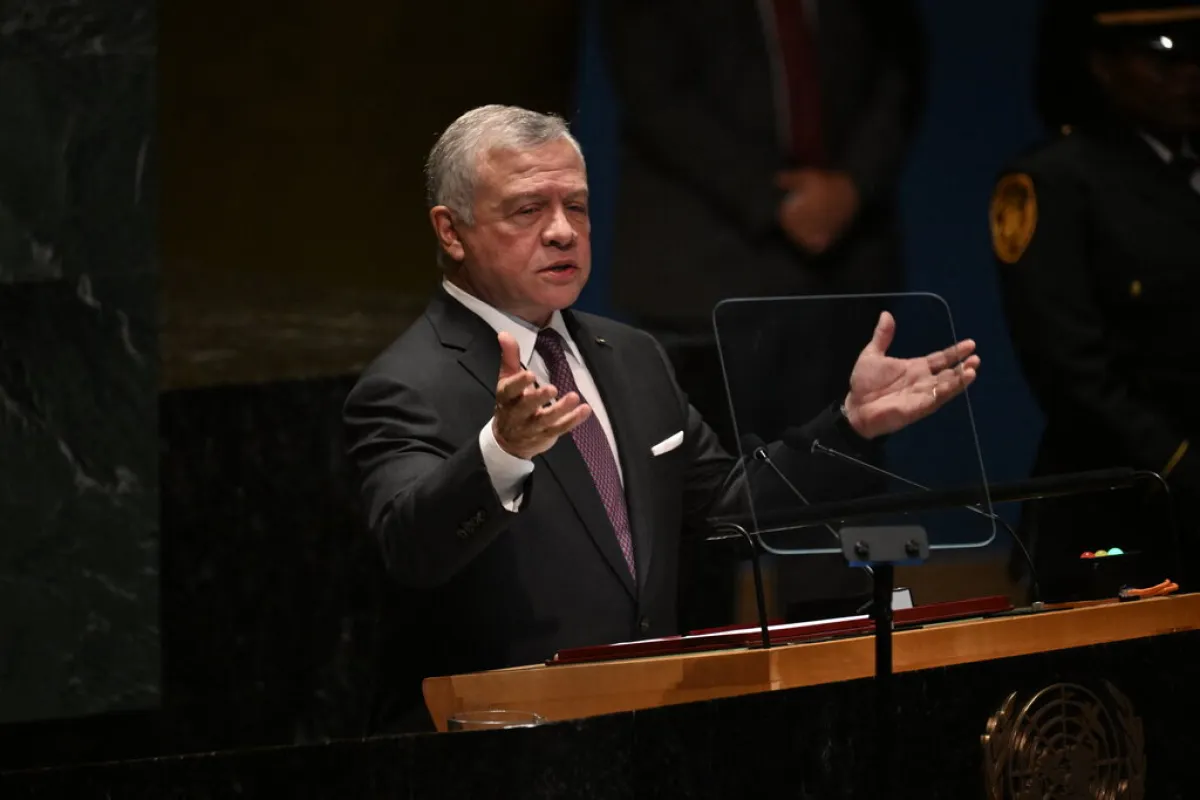 الملك عبدالله الثاني King of Jordan Abdullah II (مصدر الصورة : Ed JONES / AFP)