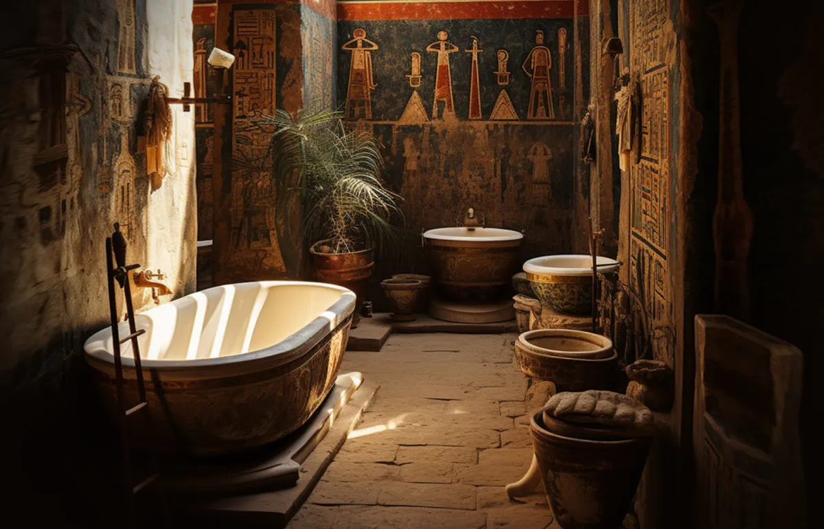 محاولة من المهندس رجب لإعادة اكتشاف وصياغة المعايير الفنية والمعمارية الفرعونية، في إطار معاصر