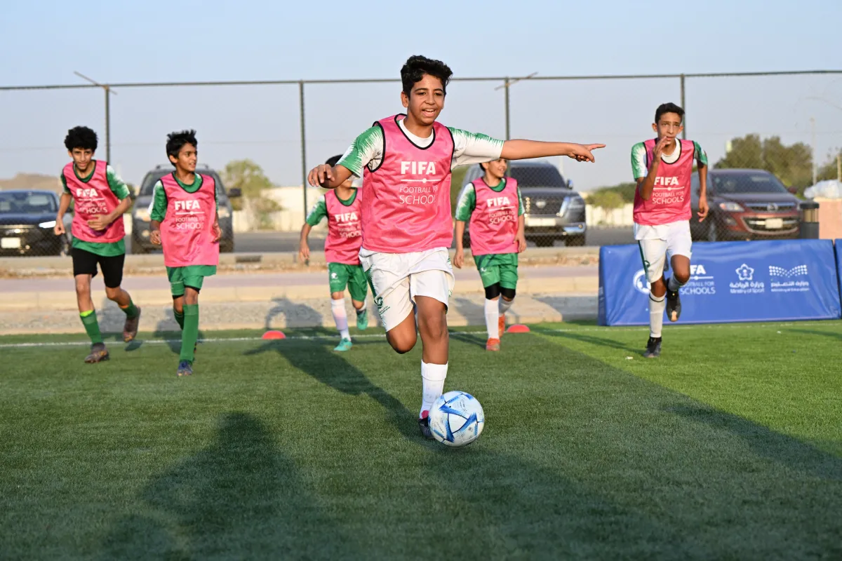 اختتام المرحلة الأولى من برنامج FIFA للمدارس لاكتشاف المواهب بجدة - الصورة من الموقع الرسمي للاتحاد السعودي لكرة القدم