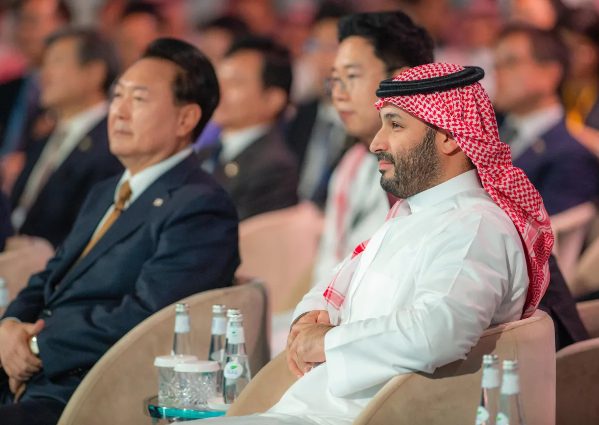 الأمير محمد بن سلمان خلال حضوره مؤتمر مبادرة مستقبل الاستثمار- الصورة من واس