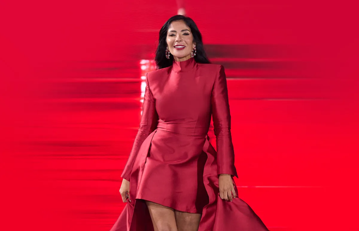 منى زكي، مصدر الصورة Launchmetrics/Spotlight ©